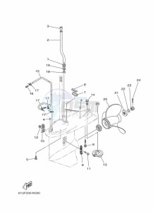 E115AETL drawing PROPELLER-HOUSING-AND-TRANSMISSION-2