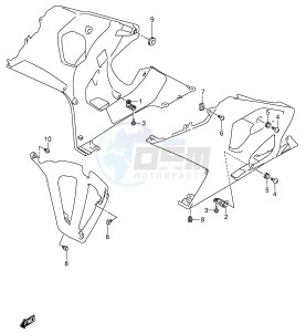 GSX-R600 (E2) drawing INSTALLATION PARTS