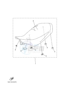 YFM700R YFM7RB RAPTOR 700R (1ASE 1ASF 1ASD) drawing SEAT