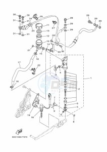 MT-07 MTN690 (BATK) drawing REAR MASTER CYLINDER