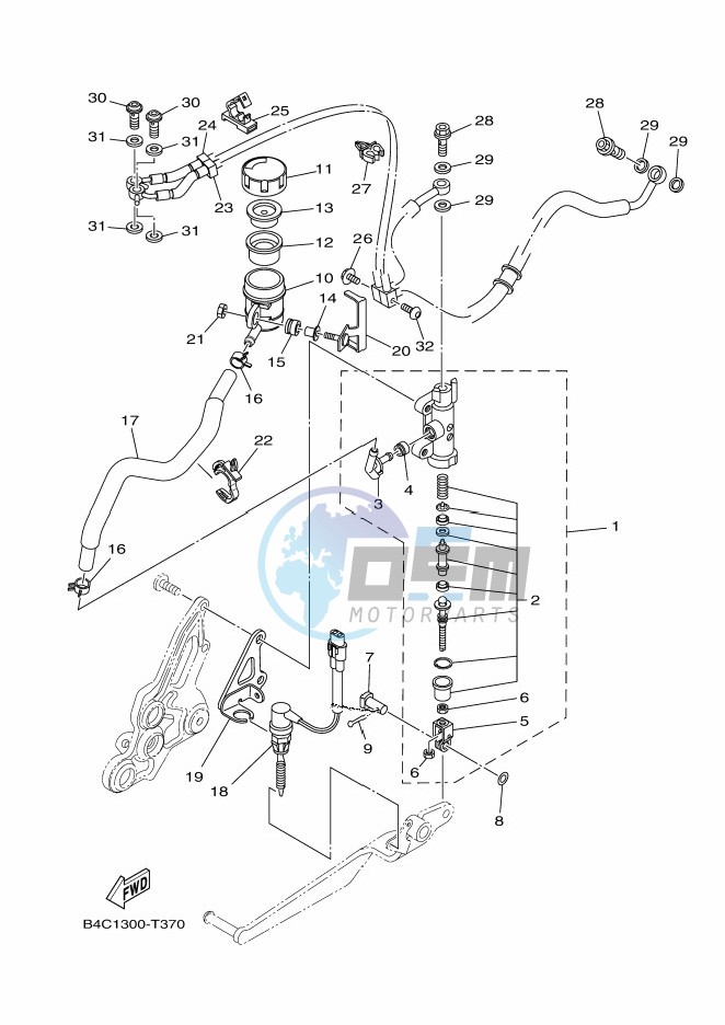 REAR MASTER CYLINDER