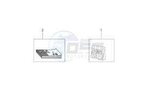 Scarabeo 50 2t (eng. Minarelli) drawing Decal and operators handbook