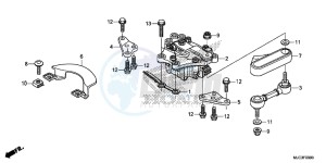 CBR600RAD CBR600RR ABS UK - (E) drawing STEERING DAMPER