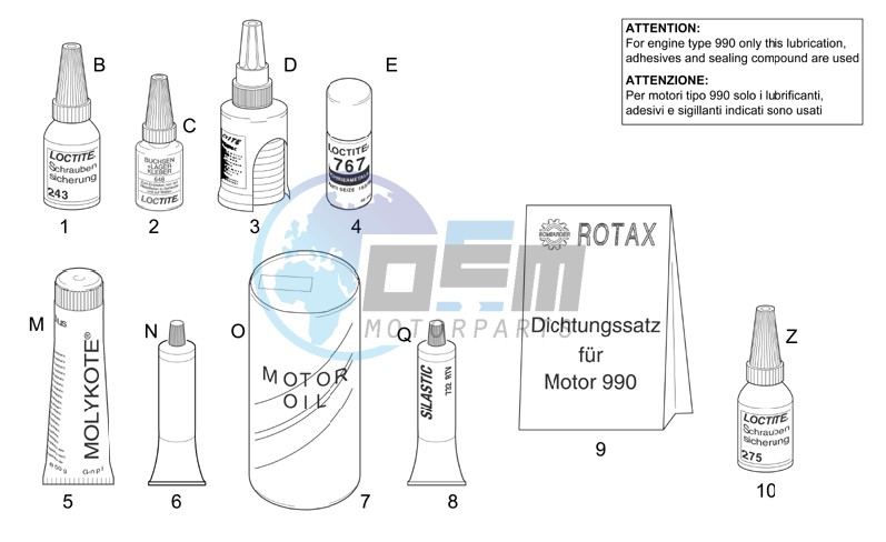 Sealing and lubricating agents