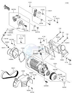 JET SKI ULTRA 310R JT1500NGF EU drawing Super Charger