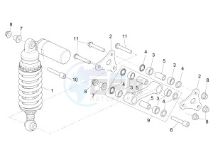 RSV4 1000 RACING FACTORY E4 ABS (NAFTA) drawing Shock absorber