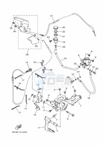 YXZ1000ET YXZ1000R SS (BASU) drawing PEDAL WIRE