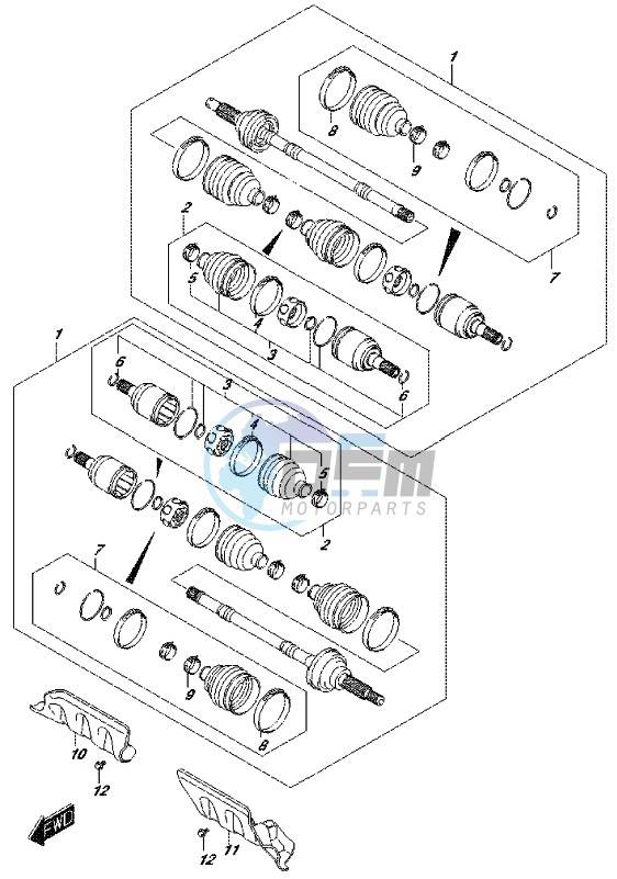 FRONT DRIVE SHAFT