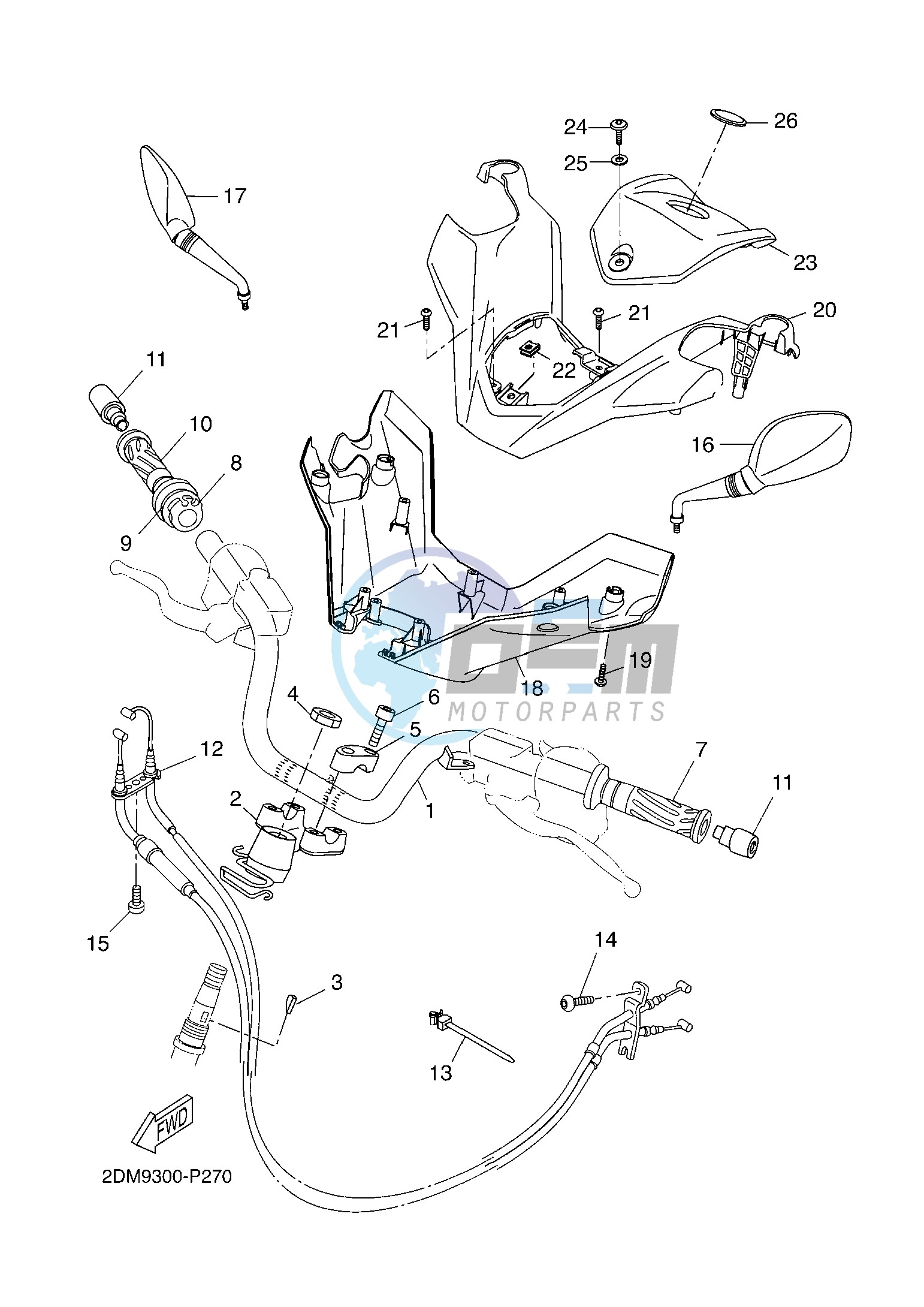 STEERING HANDLE & CABLE