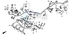 CBR600F drawing WIRE HARNESS