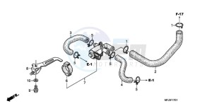 CBR600RR9 U / MME SPC 2U drawing AIR INJECTION CONTROL VALVE