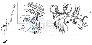 SH50 SH FIFTY drawing SPEEDOMETER