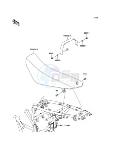 D-TRACKER_125 KLX125DDF XX (EU ME A(FRICA) drawing Seat