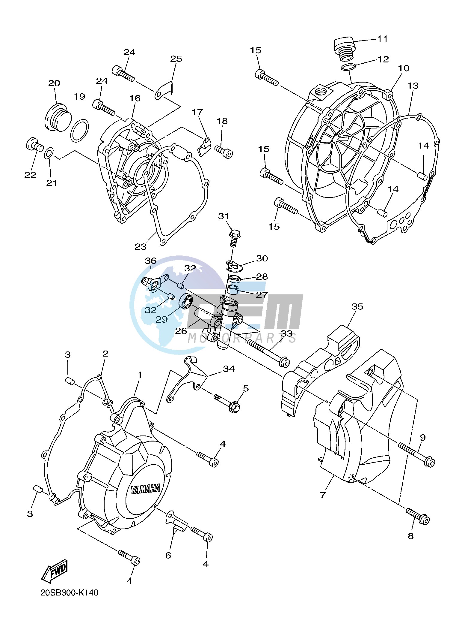 CRANKCASE COVER 1