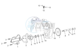 RS 50 drawing Water pump