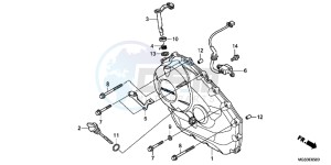 NC700XAD NC700X ABS Europe Direct - (ED) drawing RIGHT CRANKCASE COVER (NC700X/XA)