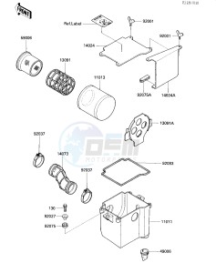 KLF 300 A [BAYOU 300] (A2) [BAYOU 300] drawing AIR CLEANER