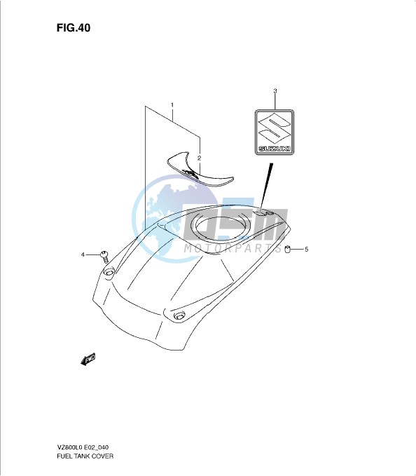 FUEL TANK COVER