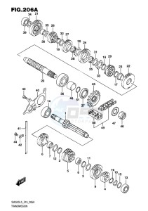 SV650S EU drawing TRANSMISSION