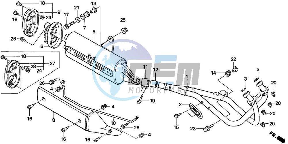 EXHAUST MUFFLER