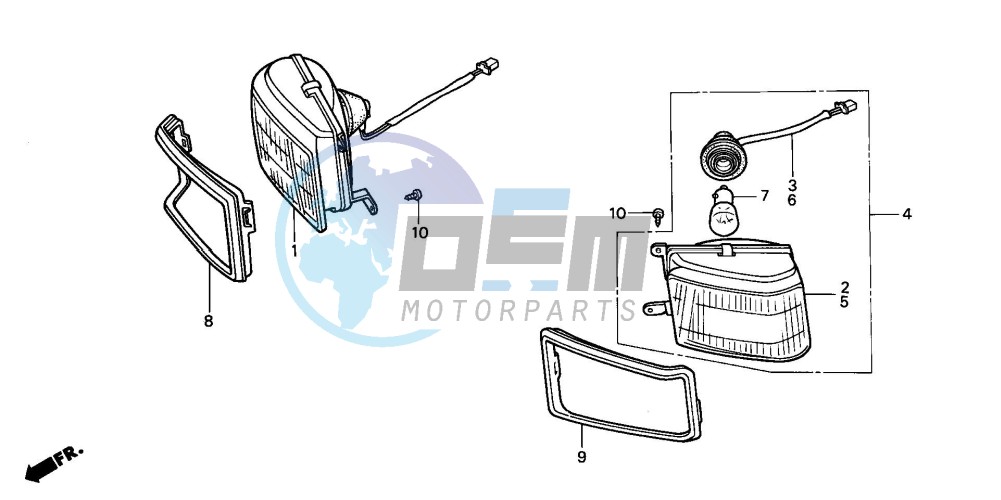 CORNERING LAMP (SI)