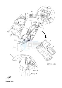 XT660ZA XT660Z ABS TENERE (2BE4 2BE4 2BE4) drawing FENDER