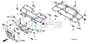 TRX420TMA Australia - (U / 2WD) drawing CARRIER