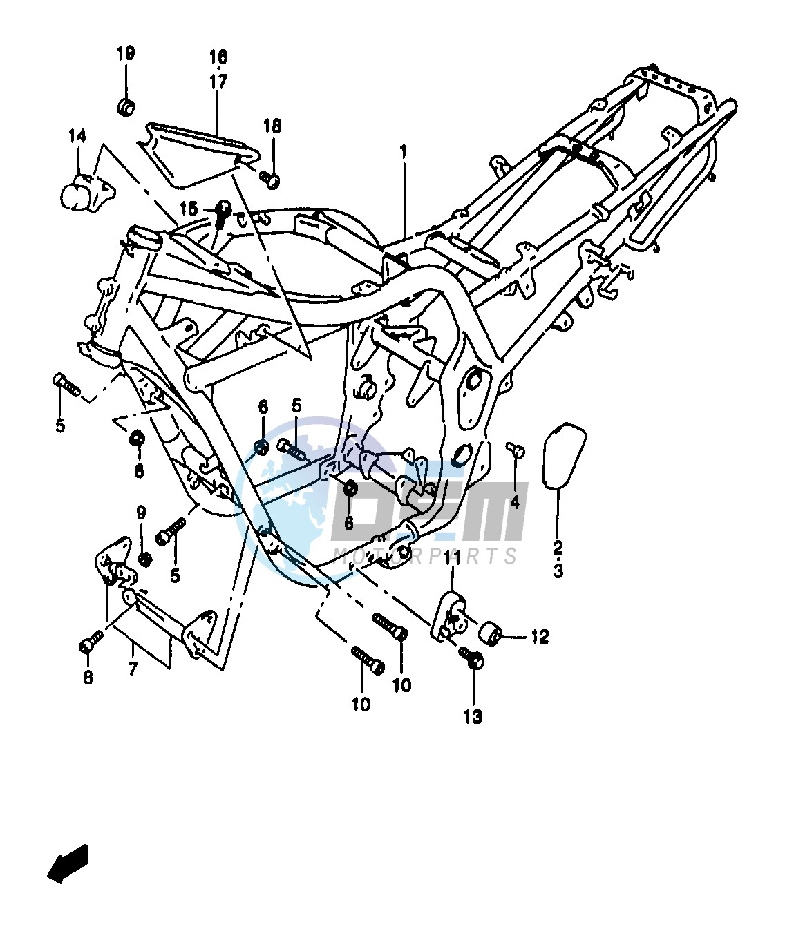 FRAME (GSF1200SAY)