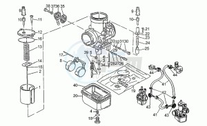 V 65 650 Polizia - PA NuovoTipo Polizia/PA NuovoTipo drawing Carburettors