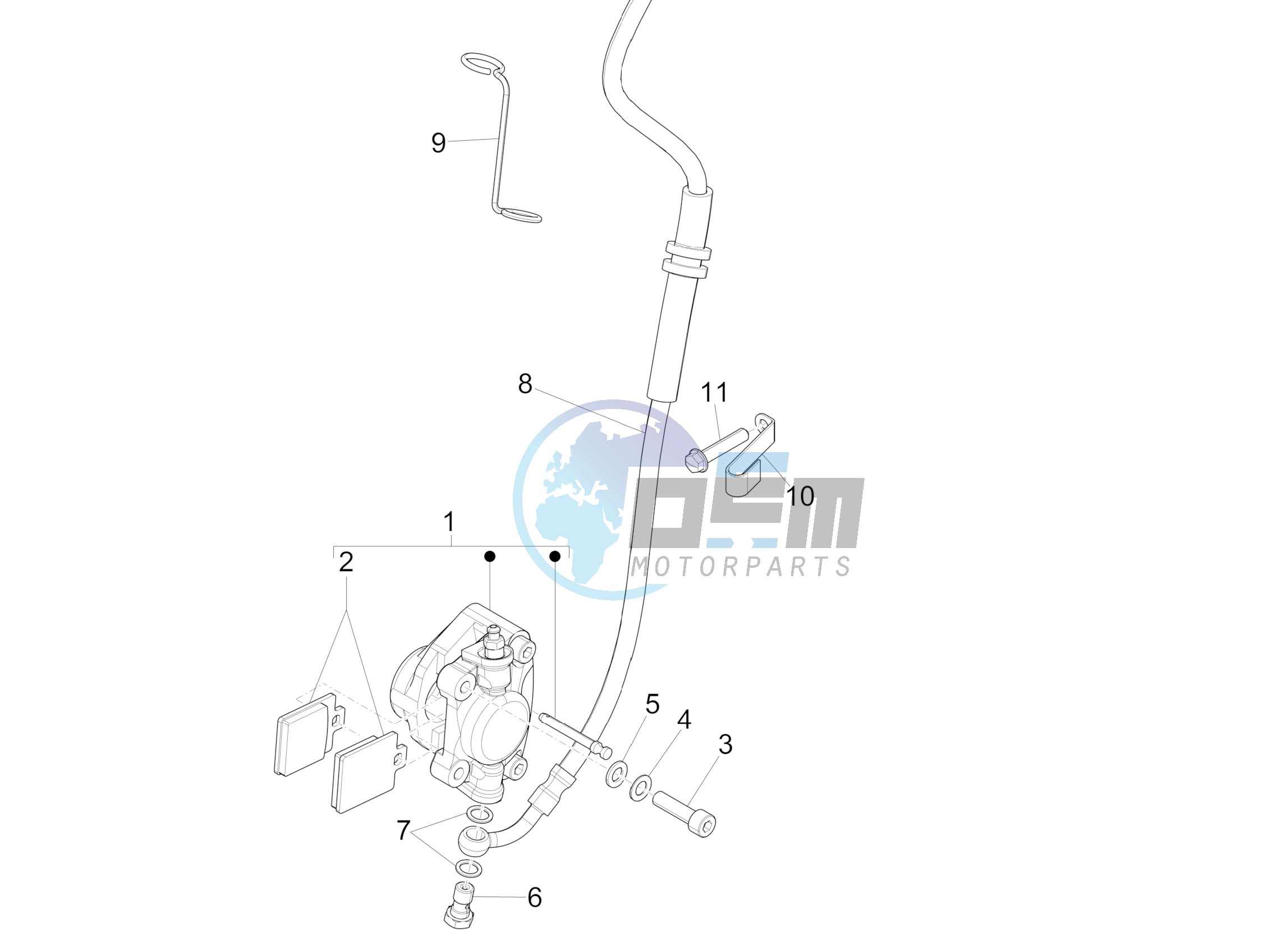 Brakes pipes - Calipers