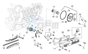 Sport City Cube 125-200 carb e3 drawing Oil pump