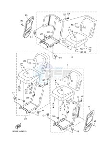 YXM700E YXM700PE MP 700 EPS (1XPC) drawing SEAT