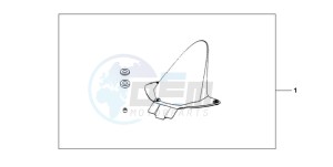 CBR600RR9 UK - (E / MME SPC 3E) drawing FENDER RR