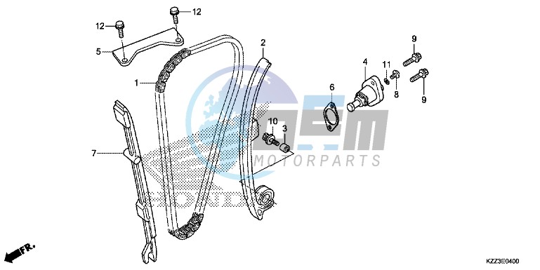 CAM CHAIN/TENSIONER