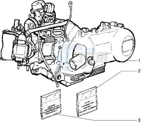 Runner VX 125 drawing Engine