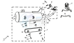 ALLO 50 25 KMH drawing EXHAUST