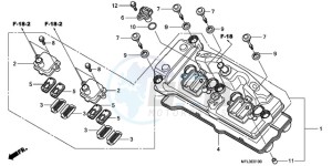 CBR1000RRA Australia - (U) drawing CYLINDER HEAD COVER