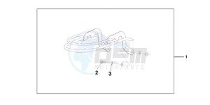 VT750CA9 Australia - (U / MME ST) drawing FRONT FENDER RAIL