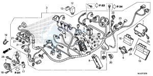 NC750SE NC750S Continue » Europe Direct - (ED) drawing WIRE HARNESS