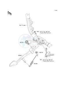 VN 2000 G [VULCAN 2000] (8F-9F) 0G9F drawing STAND-- S- -