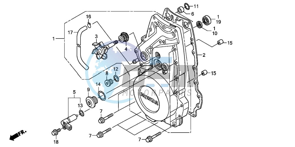 FRONT CRANKCASE COVER