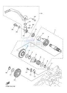 YZ250F (17D9 17DA 17DB 17DC) drawing STARTER