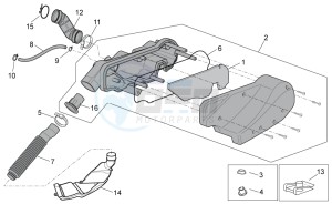 Scarabeo 100 4T e3 net drawing Air box