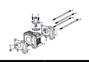 ORBIT II 50 (25 KM/H) (AE05W8-NL) (L8-M0) drawing CYLINDER