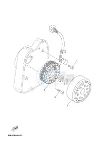 YPR250RA XMAX 250 ABS EVOLIS 250 ABS (2DLA 2DLA) drawing GENERATOR