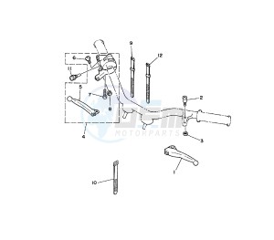 PW 50 drawing HANDLE SWITCH AND LEVER