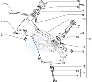 Runner 50 drawing Fuel Tank