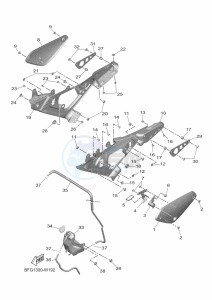 XSR125 LEGACY MTM125-C (BLA1) drawing SIDE COVER