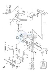 DF 9.9A drawing Swivel Bracket