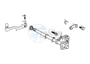 SENDA SM X-RACE - 50 cc drawing GEAR CHANGE MECHANISM